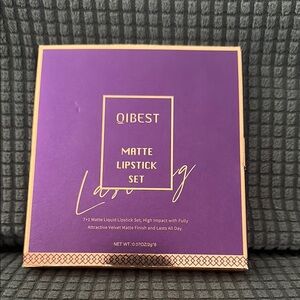 QIBEST Matte Lipstick Set - Brand new! 7+1